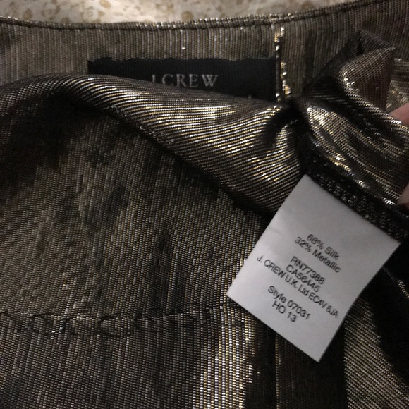 J. Crew Silk Metallic Top - Picture 8 of 8